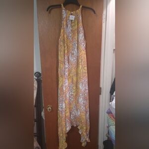 Sleeveless High-Low Dress